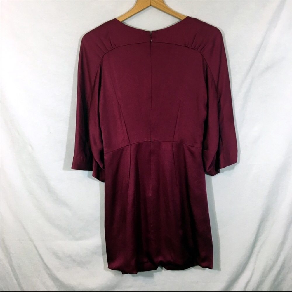 BCBGMaxAzria Runway Raspberry Silk Mini - Picture 8 of 10